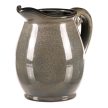 Kerámia váza kancsó formájú, kicsi, szürke