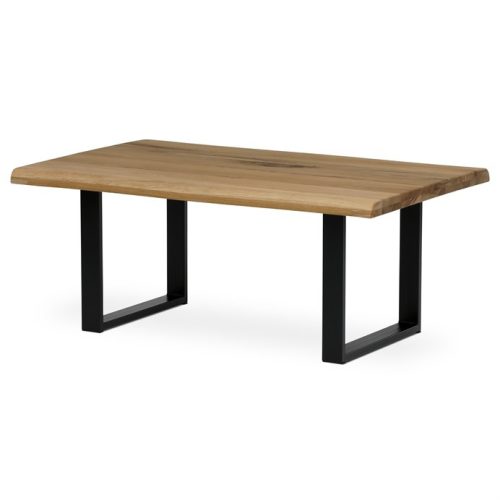 Dohányzóasztal 110x70cm, tömörfa, tölgyfa, KS-F110U DUB