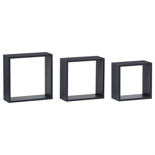 Fali polc szürke színben, mdf, P-008 GREY2