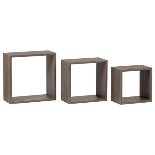 P-008 Lebegő polc Szett Sonoma Tölgy Színben