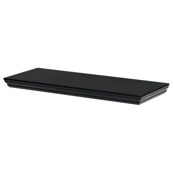 Floating Shelf Black 120 cm MDF P-026