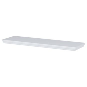 Floating Shelf White 120 cm MDF P-026
