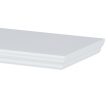 Lebegő Polc Fehér Színben. Méret: 80 cm. Anyaga: MDF. P-025