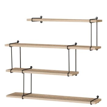 Modern Wall Shelf Oak 80 cm P-065