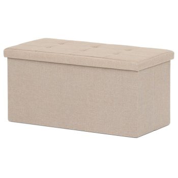 Tárolós Puff, Bézs Szövet. TAB-462 CRM2