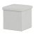 Corduroy storage pouf in cream color - TAB-471 CRM6