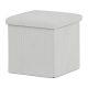 Corduroy storage pouf in cream color - TAB-471 CRM6