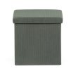 Zöld Kordbársony Tárolós Puff. TAB-471 GRN6