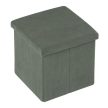 Zöld Kordbársony Tárolós Puff. TAB-471 GRN6