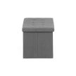 Szürke Kordbársony Tárolós Puff. TAB-472 GREY6