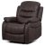 Recliner armchair TV-4086 brown vintage fabric