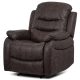 Recliner armchair TV-4086 brown vintage fabric