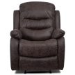 Recliner armchair TV-4086 brown vintage fabric
