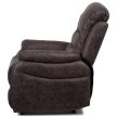 Recliner armchair TV-4086 brown vintage fabric