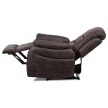 Recliner armchair TV-4086 brown vintage fabric