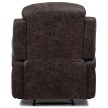 Recliner armchair TV-4086 brown vintage fabric