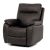 Recliner Armchair Coffee Brown Vintage Fabric TV-4092