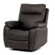 Recliner Armchair Coffee Brown Vintage Fabric TV-4092