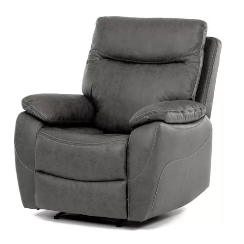 Relax fotel szürke vintage szövettel.