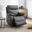 Relax fotel szürke vintage szövettel.