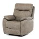 Recliner Armchair Beige Vintage Fabric TV-4092