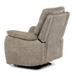 Recliner Armchair Beige Vintage Fabric TV-4092
