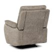 Recliner Armchair Beige Vintage Fabric TV-4092