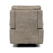 Recliner Armchair Beige Vintage Fabric TV-4092