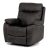 Electric Recliner Armchair Brown Vintage Fabric TV-4094