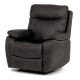 Electric Recliner Armchair Brown Vintage Fabric TV-4094