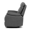 Vintage Grey Fabric Electric Recliner Armchair TV-4094