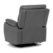 Vintage Grey Fabric Electric Recliner Armchair TV-4094