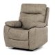 Electric Recliner Armchair Wireless Control Beige Vintage Fabric TV-4094