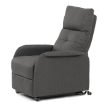 Electric Recliner Armchair Grey Fabric TV-5482 GREY2
