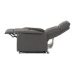 Electric Recliner Armchair Grey Fabric TV-5482 GREY2
