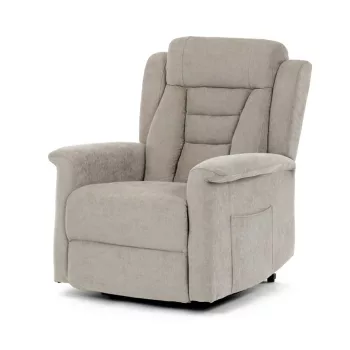   Relax fotel elektromos kábelvezérléssel, bézs szövetkárpittal. TV-7072 LAN2