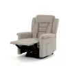 Relax fotel elektromos kábelvezérléssel, bézs szövetkárpittal. TV-7072 LAN2