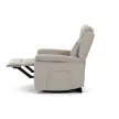 Relax fotel elektromos kábelvezérléssel, bézs szövetkárpittal. TV-7072 LAN2