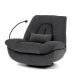 Electric Recliner Armchair Grey Fabric TV-7081 GREY2