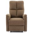 Recliner Armchair Brown Fabric TV-916