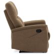 Recliner Armchair Brown Fabric TV-916