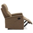 Recliner Armchair Brown Fabric TV-916