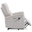 Electric Recliner Armchair Beige Fabric TV-929 CRM2