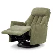 Zöld relaxfotel, szövet kárpitozással