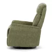 Zöld relaxfotel, szövet kárpitozással