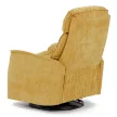 Sárga relaxfotel, szövet kárpitozással
