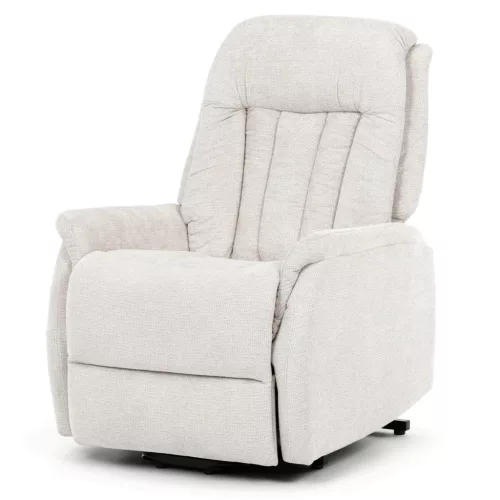Elektromos relax fotel állítható háttámlával bézs szövet TV-Q8575 CRM2
