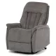 Elektromos relax fotel állítható háttámlával szürke szövet TV-Q8575 GREY2