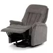 Elektromos relax fotel állítható háttámlával szürke szövet TV-Q8575 GREY2