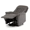 Elektromos relax fotel állítható háttámlával szürke szövet TV-Q8575 GREY2